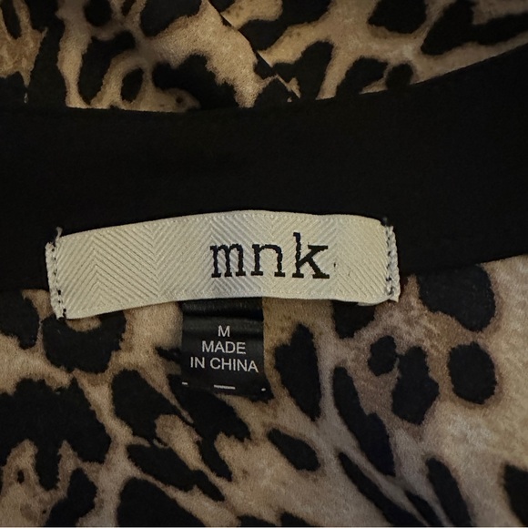 MNK Atelier Blouse Tan Brown  Size M - Picture 10 of 10